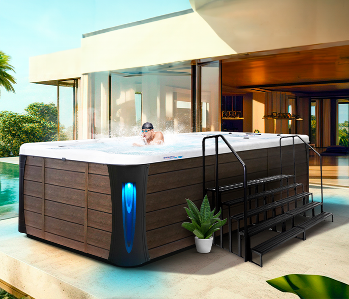 Calspas hot tub being used in a family setting - Gillette